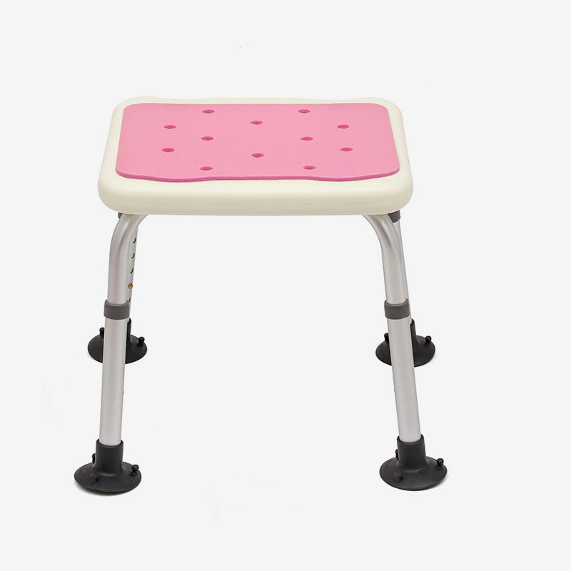 Bathroom Safety Shower Chair Bathtub Stool with Non-Slip Lager Foot Pads Adjustable for Assist Seniors Adults Kids