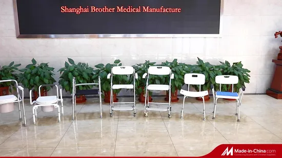 Cubilox Shower Transport Chair, Shower Chair with Wheels, Bathroom Wheelchair Commode Chair